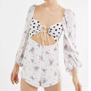 For love and lemons dolly romper xs